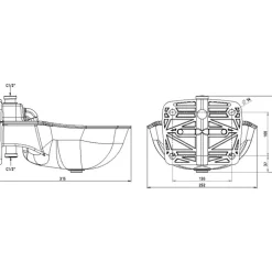 KERBL - Bol à eau k75 plastique