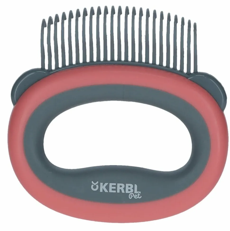 KERBL - Kit de toilettage 7 pieces kerbl - rouge et noir - pour chat