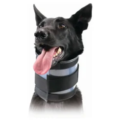 KVP - Collier cervical pour chiens noir (15-53 cm)