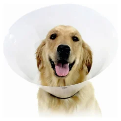 KVP - Collier de protection isabelino pour chiens check transparent (43-57 cm)