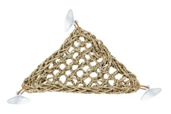 LA FERME TROPICALE - Hamac d'angle pour reptile en fibres naturelles - small - decoration pour lézards type pogona, gecko, iguane