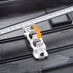 Lampe d’éclairage à del aquariums ferplast led bar toplife faible consommation lumière naturelle