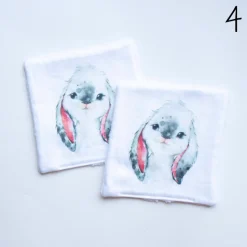L'EDEN DES PATTOUNES - Lingettes lavables XL - lot de 2 - motif 4