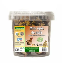 LIFLAND - Mini friandises épis de maïs pour poules et rongeurs - 240 g