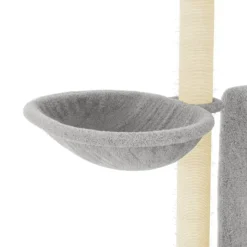 MAISON EXCLUSIVE - Arbre à chat avec griffoirs en sisal gris clair 96,5 cm