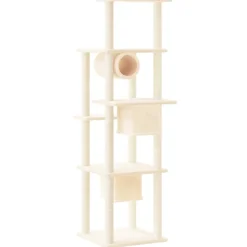 MAISON EXCLUSIVE - Arbre à chat avec griffoirs en sisal crème 169 cm