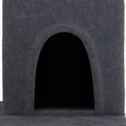 MAISON EXCLUSIVE - Arbre à chat avec griffoirs en sisal gris foncé 154 cm