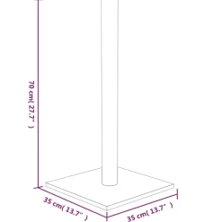 MAISON EXCLUSIVE - Arbre à chat gris foncé 35x35x70 cm