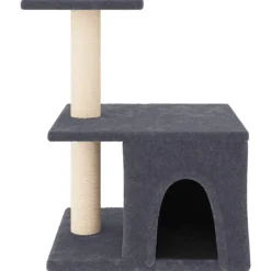 MAISON EXCLUSIVE - Arbre à chat avec griffoirs en sisal gris foncé 48 cm