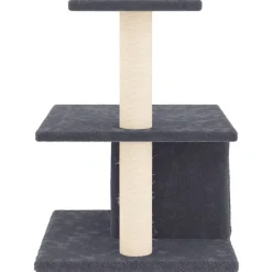 MAISON EXCLUSIVE - Arbre à chat avec griffoirs en sisal gris foncé 48 cm