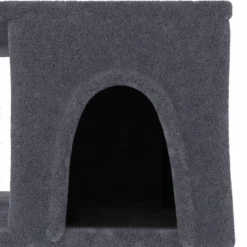 MAISON EXCLUSIVE - Arbre à chat avec griffoirs en sisal gris foncé 48 cm