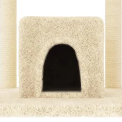 MAISON EXCLUSIVE - Arbre à chat avec griffoirs en sisal crème 154 cm