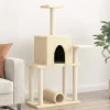 MAISON EXCLUSIVE - Arbre à chat avec griffoirs en sisal crème 122 cm