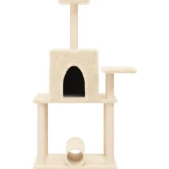 MAISON EXCLUSIVE - Arbre à chat avec griffoirs en sisal crème 122 cm