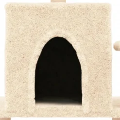 MAISON EXCLUSIVE - Arbre à chat avec griffoirs en sisal crème 122 cm