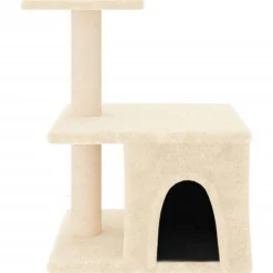 MAISON EXCLUSIVE - Arbre à chat avec griffoirs en sisal crème 48 cm