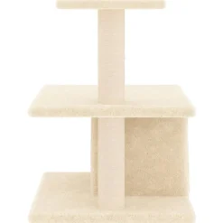 MAISON EXCLUSIVE - Arbre à chat avec griffoirs en sisal crème 48 cm