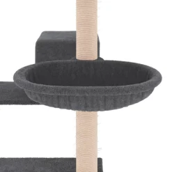 MAISON EXCLUSIVE - Arbre à chat avec griffoirs en sisal gris foncé 82,5 cm