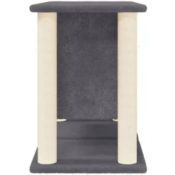 MAISON EXCLUSIVE - Arbre à chat avec griffoirs en sisal gris foncé 50 cm