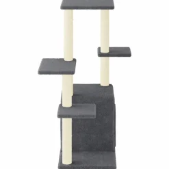 MAISON EXCLUSIVE - Arbre à chat avec griffoirs en sisal gris foncé 97,5 cm