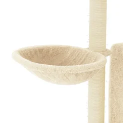 MAISON EXCLUSIVE - Arbre à chat avec griffoirs en sisal crème 96,5 cm