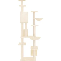 MAISON EXCLUSIVE - Arbre à chat avec griffoirs en sisal crème 191 cm