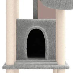 MAISON EXCLUSIVE - Arbre à chat avec griffoirs en sisal gris clair 201 cm