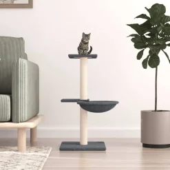 MAISON EXCLUSIVE - Arbre à chat avec griffoirs en sisal gris foncé 72 cm