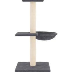 MAISON EXCLUSIVE - Arbre à chat avec griffoirs en sisal gris foncé 72 cm