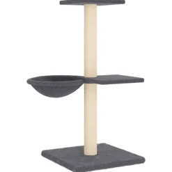 MAISON EXCLUSIVE - Arbre à chat avec griffoirs en sisal gris foncé 72 cm