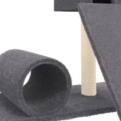 MAISON EXCLUSIVE - Arbre à chat avec griffoir en sisal gris foncé 59 cm