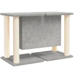 MAISON EXCLUSIVE - Arbre à chat avec griffoirs en sisal gris clair 50 cm