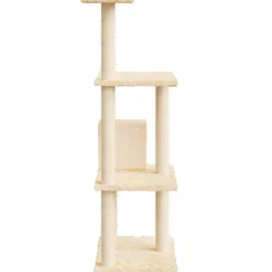 MAISON EXCLUSIVE - Arbre à chat avec griffoirs en sisal crème 119 cm