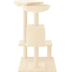 MAISON EXCLUSIVE - Arbre à chat avec griffoirs crème 82 cm
