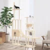 MAISON EXCLUSIVE - Arbre à chat avec griffoirs en sisal crème 279 cm