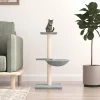 MAISON EXCLUSIVE - Arbre à chat avec griffoirs en sisal gris clair 72 cm