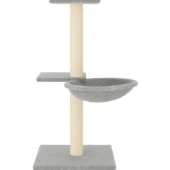 MAISON EXCLUSIVE - Arbre à chat avec griffoirs en sisal gris clair 72 cm