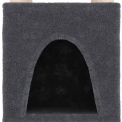 MAISON EXCLUSIVE - Arbre à chat avec griffoirs en sisal gris foncé 147 cm