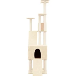 MAISON EXCLUSIVE - Arbre à chat avec griffoirs en sisal crème 190 cm