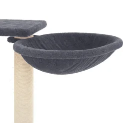 MAISON EXCLUSIVE - Arbre à chat avec griffoirs gris foncé 82 cm