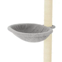 MAISON EXCLUSIVE - Arbre à chat avec griffoirs en sisal gris clair 95 cm