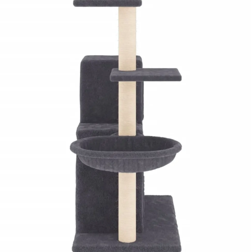 MAISON EXCLUSIVE - Arbre à chat avec griffoirs en sisal gris foncé 83 cm