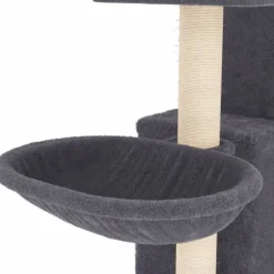 MAISON EXCLUSIVE - Arbre à chat avec griffoirs en sisal gris foncé 83 cm