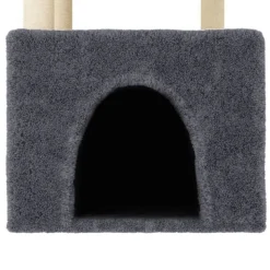 MAISON EXCLUSIVE - Arbre à chat avec griffoirs en sisal gris foncé 109,5 cm