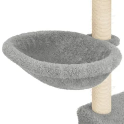 MAISON EXCLUSIVE - Arbre à chat avec griffoirs en sisal gris clair 83 cm