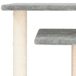 MAISON EXCLUSIVE - Arbres à chat avec plates-formes gris clair 62,5 cm