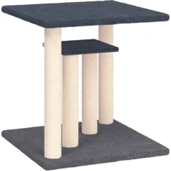 MAISON EXCLUSIVE - Arbres à chat avec plates-formes gris foncé 50 cm