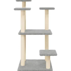 MAISON EXCLUSIVE - Arbres à chat avec plates-formes gris clair 98,5 cm