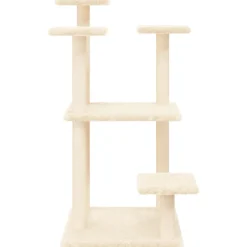 MAISON EXCLUSIVE - Arbres à chat avec plates-formes crème 98,5 cm