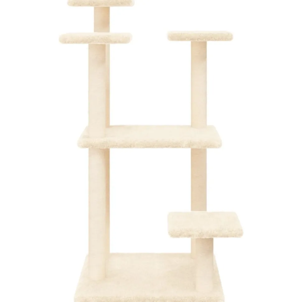 MAISON EXCLUSIVE - Arbres à chat avec plates-formes crème 98,5 cm